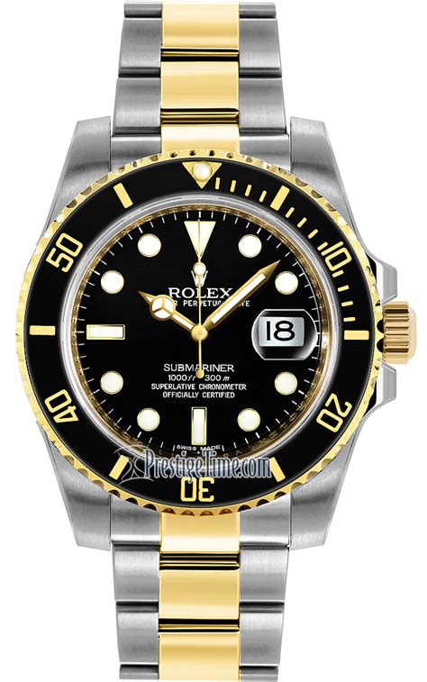 rolex oyster perpetual submariner date men's 116613 116613ln